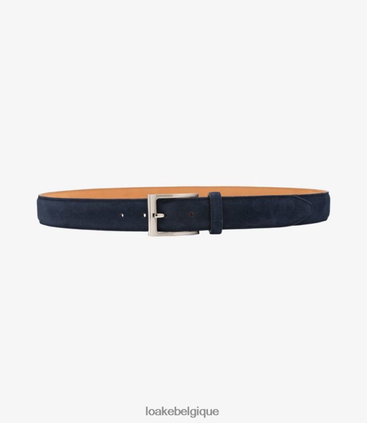 ceinture williamdaim bleu marine V66V20216 Loake accessoires