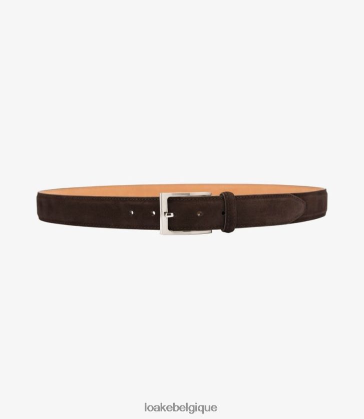 ceinture williamdaim marron foncé V66V20219 Loake accessoires