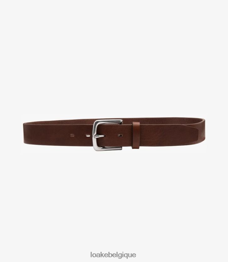 ceinture de cheltenhammarron foncé V66V20214 Loake accessoires