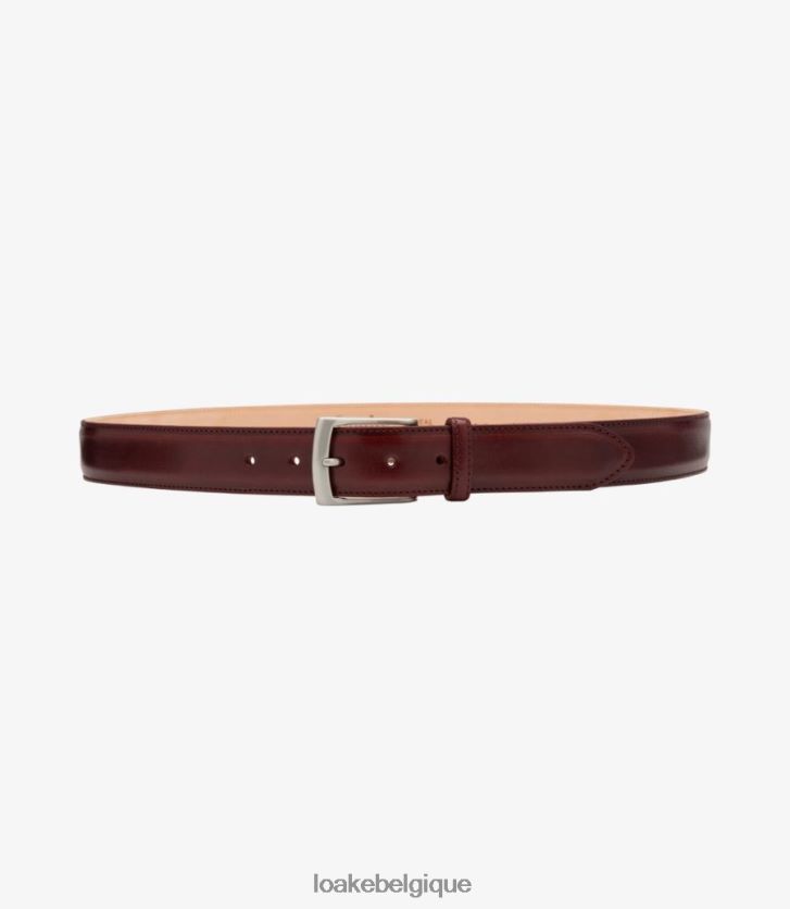 ceinture henryBourgogne V66V20210 Loake accessoires