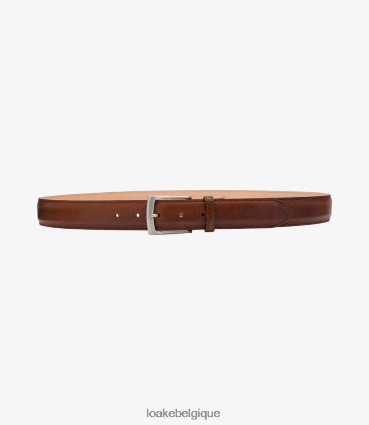 ceinture henrygrain d'acajou V66V20207 Loake accessoires