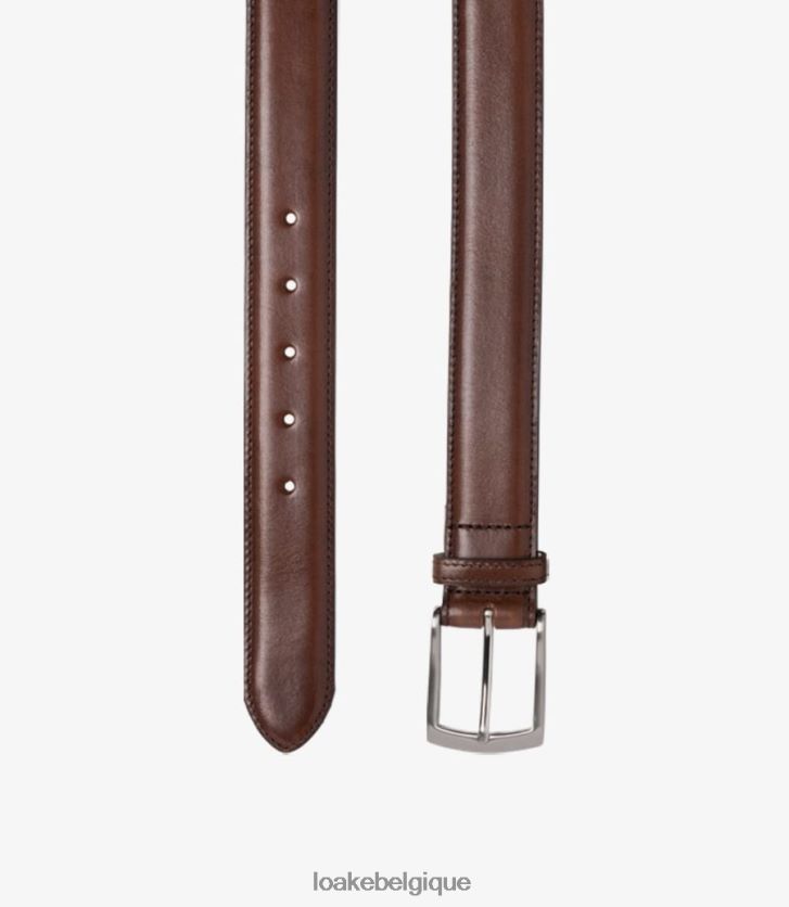 ceinture henrymarron foncé V66V20209 Loake accessoires