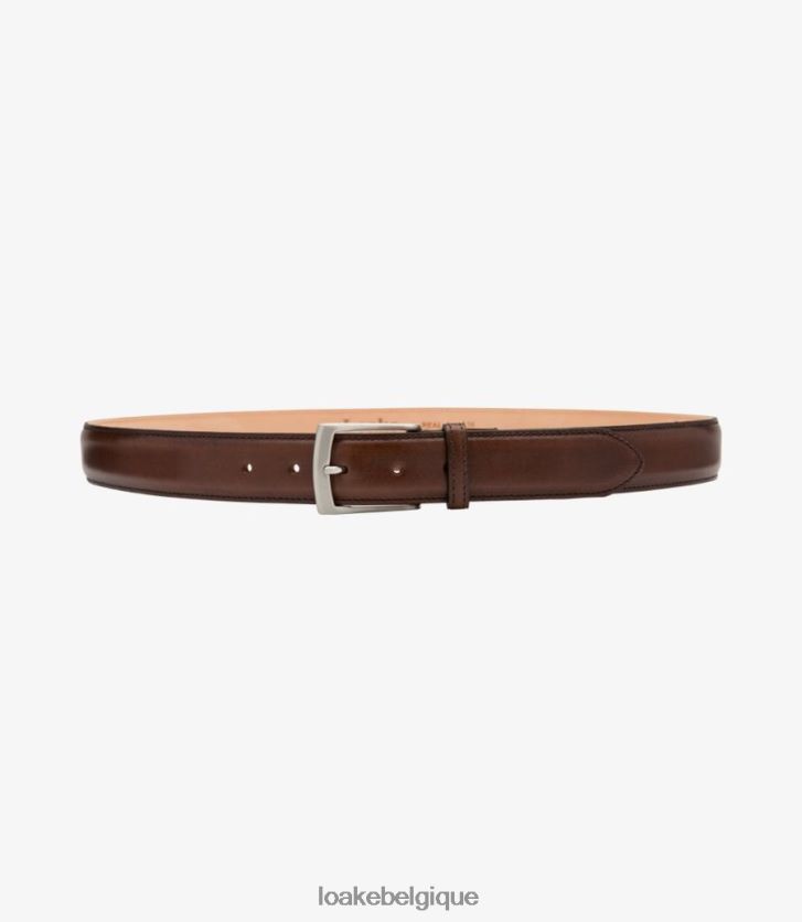 ceinture henrymarron foncé V66V20209 Loake accessoires