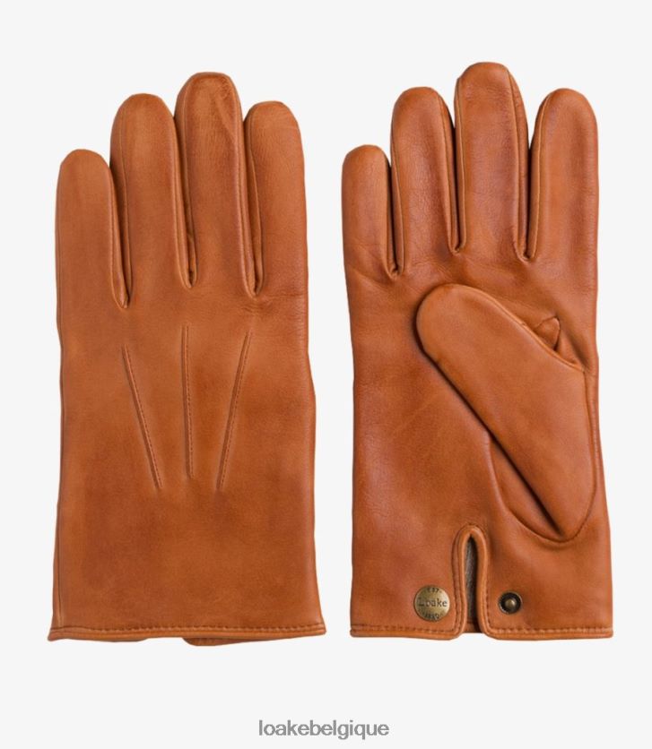 gants shackletonbronzer V66V20242 Loake cuir