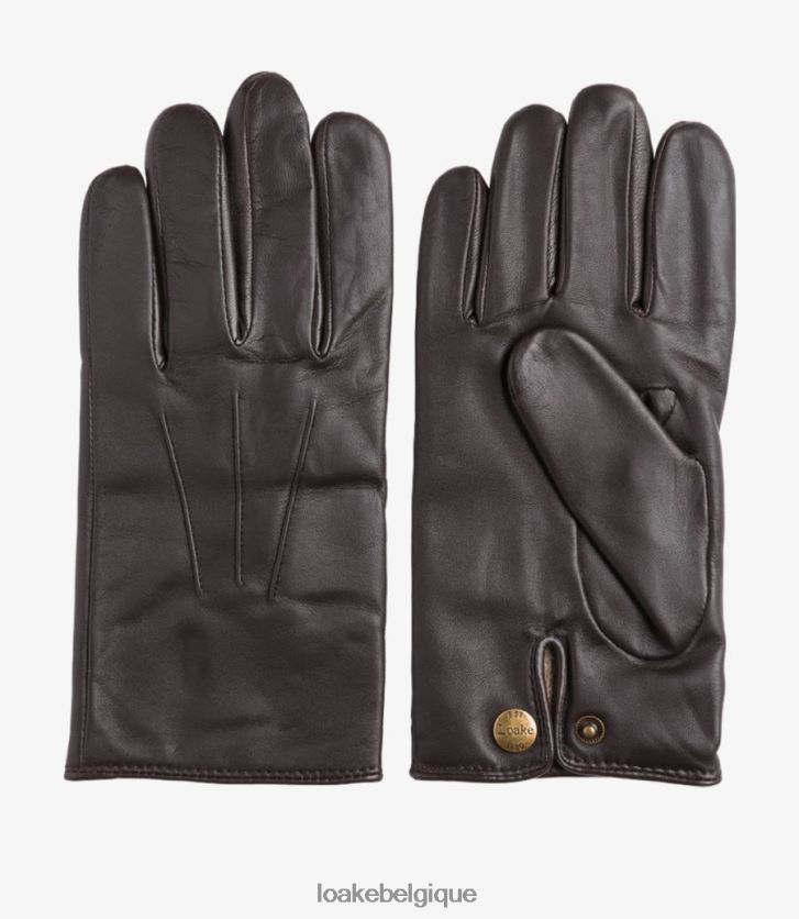 gants shackletonbrun V66V20241 Loake cuir