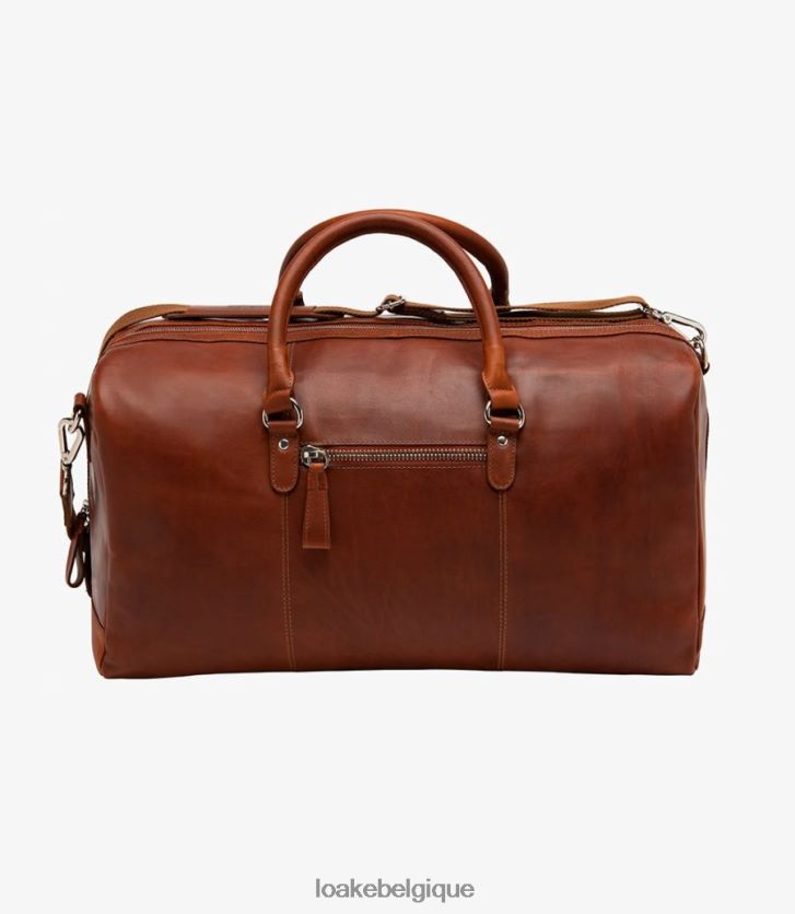 sac de week-end norfolkcèdre V66V20222 Loake cuir