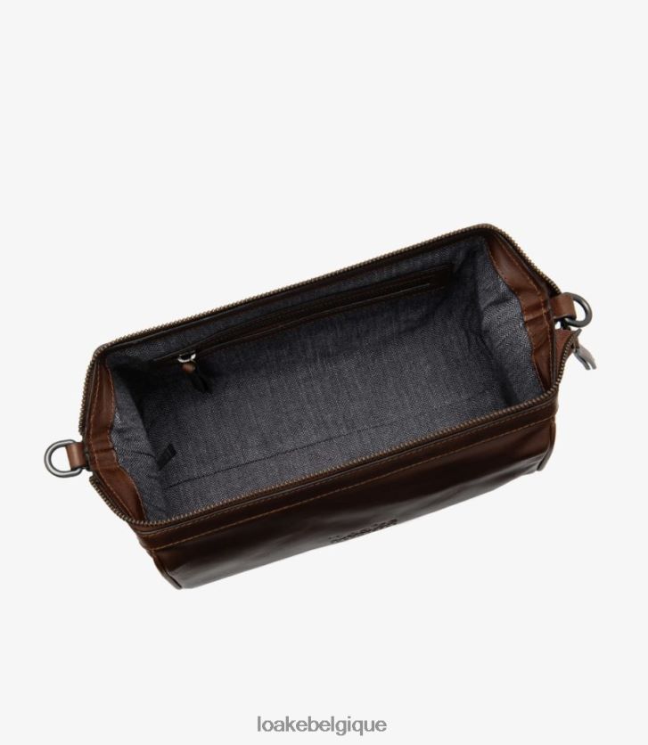 trousse de toilette thamesbrun V66V20227 Loake cuir