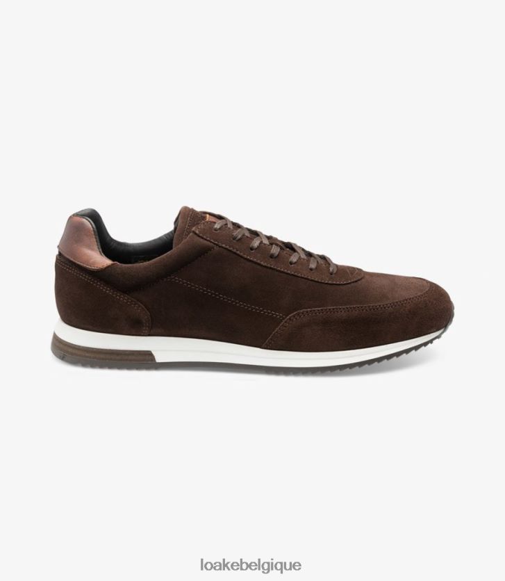 rampedaim marron foncé V66V2043 Loake baskets et baskets - Cliquez sur l'image pour la fermer