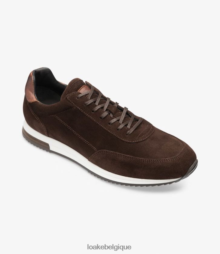 rampedaim marron foncé V66V2043 Loake baskets et baskets