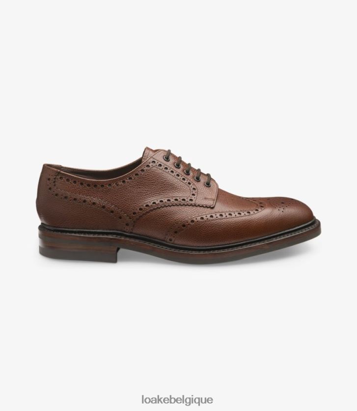 badmintonmarron foncé V66V207 Loake brogues - Cliquez sur l'image pour la fermer