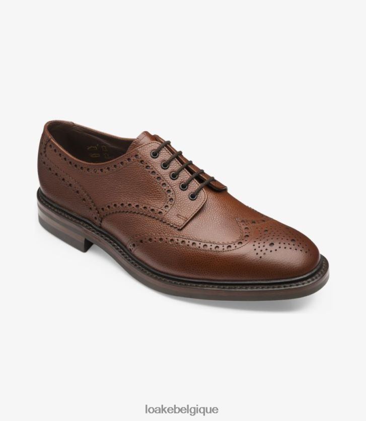 badmintonmarron foncé V66V207 Loake brogues