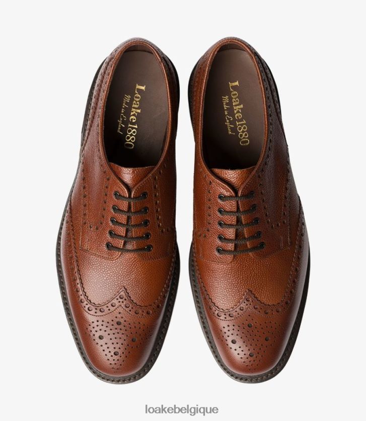 badmintonmarron foncé V66V207 Loake brogues