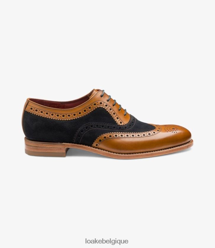 thompsondaim bleu marine V66V2021 Loake brogues - Cliquez sur l'image pour la fermer