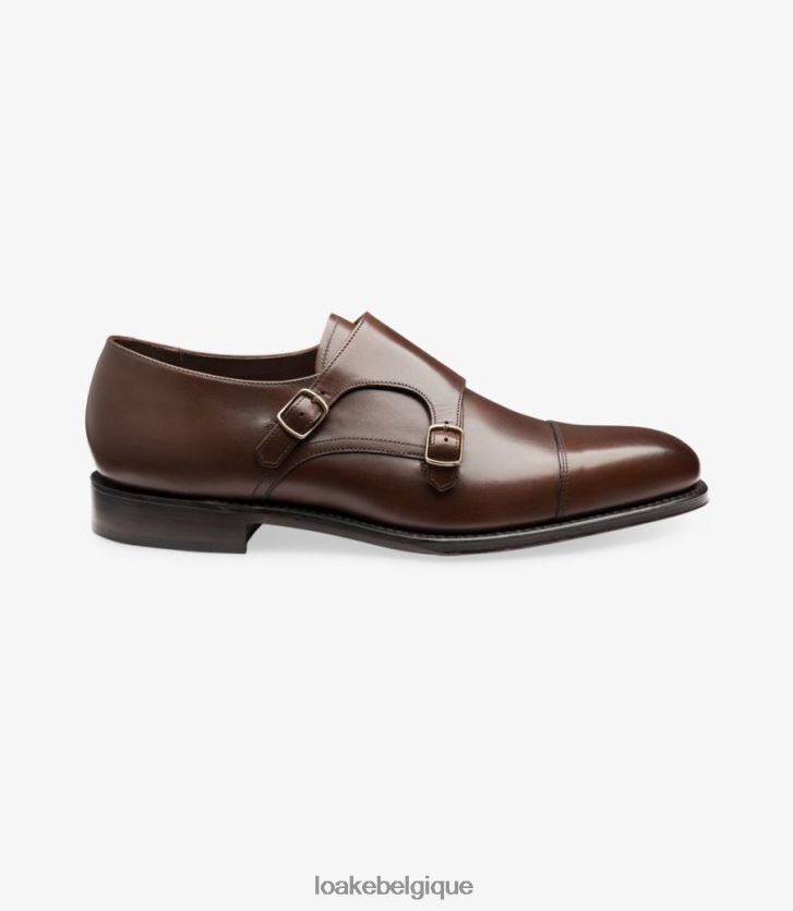 canonmarron foncé V66V20199 Loake chaussures de moine