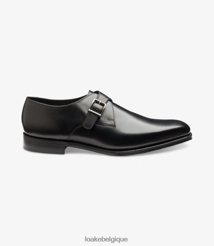 voie médianenoir V66V20198 Loake chaussures de moine