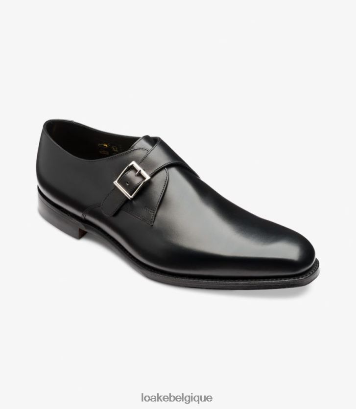 voie médianenoir V66V20198 Loake chaussures de moine