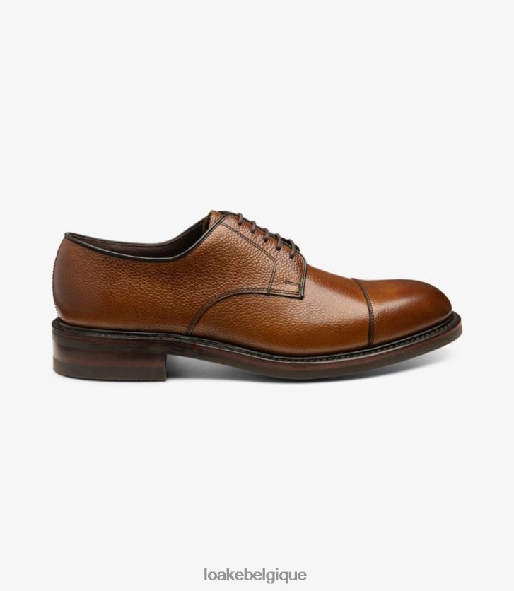 amplementgrain marron V66V20147 Loake cravates unies - Cliquez sur l'image pour la fermer