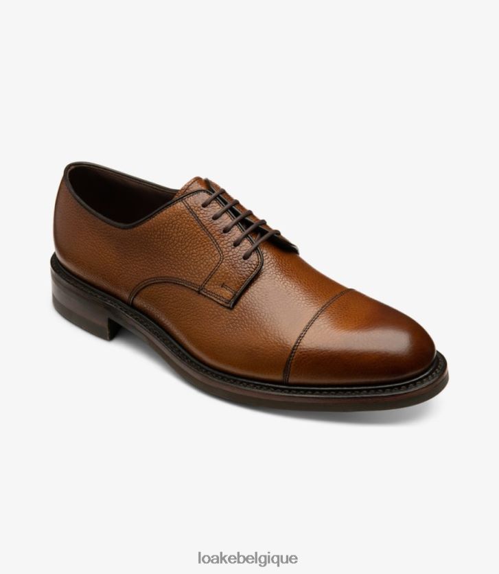 amplementgrain marron V66V20147 Loake cravates unies