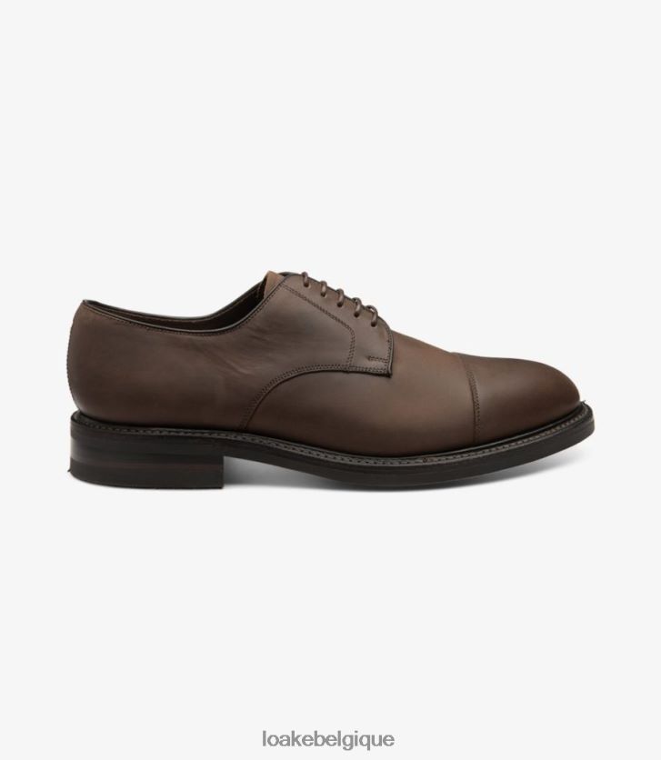 amplementnubuck huilé marron V66V20146 Loake cravates unies