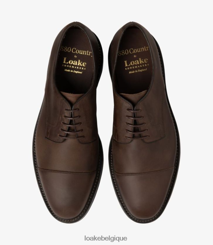 amplementnubuck huilé marron V66V20146 Loake cravates unies