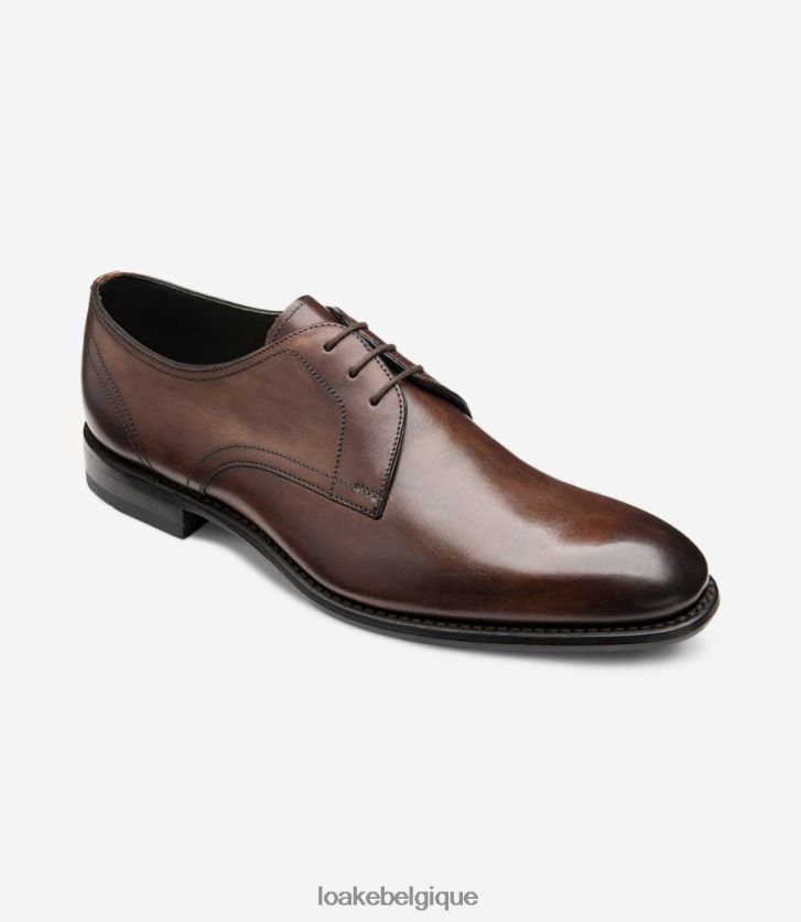 athertonmarron foncé V66V20157 Loake cravates unies