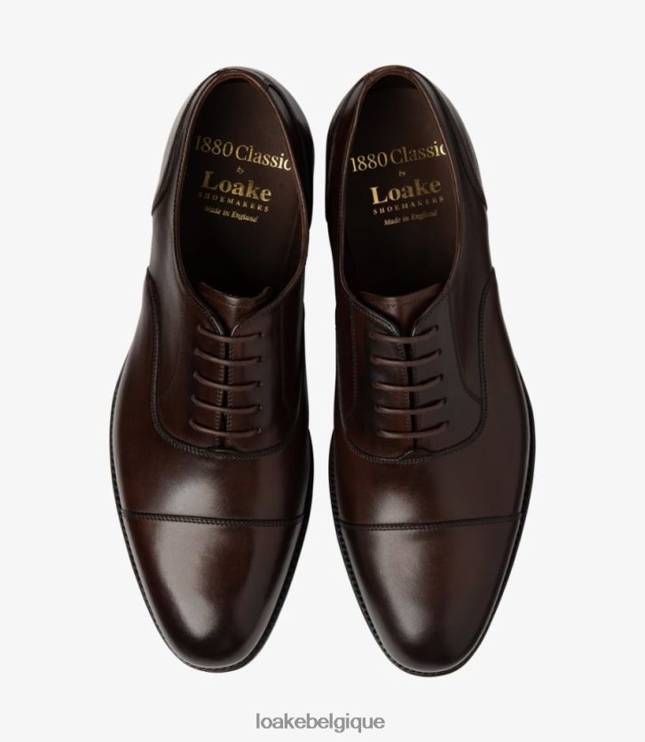 porte de pierrenoix brûlée V66V20141 Loake cravates unies