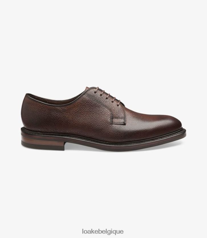 troongrain de palissandre V66V20148 Loake cravates unies - Cliquez sur l'image pour la fermer