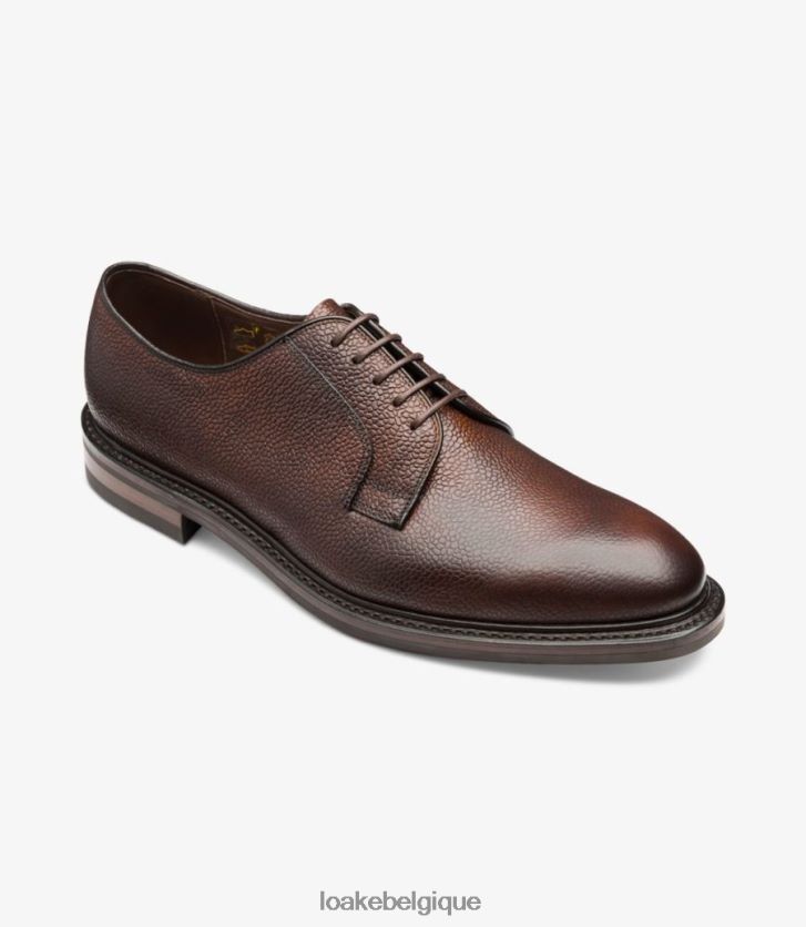 troongrain de palissandre V66V20148 Loake cravates unies