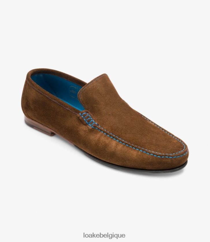 Nicholsonpolo en daim V66V2067 Loake flâneurs