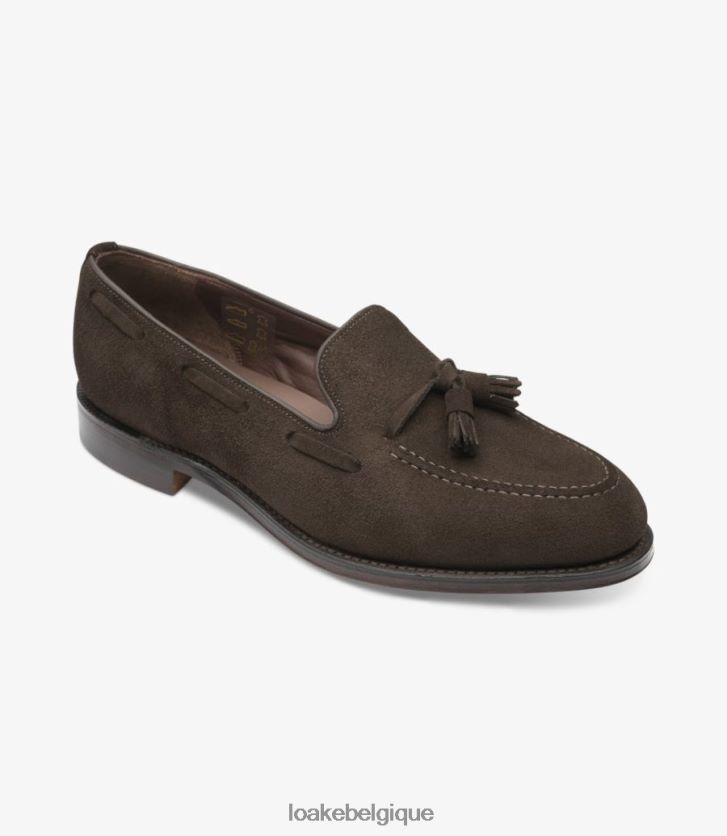 Russeldaim marron chocolat V66V2049 Loake flâneurs