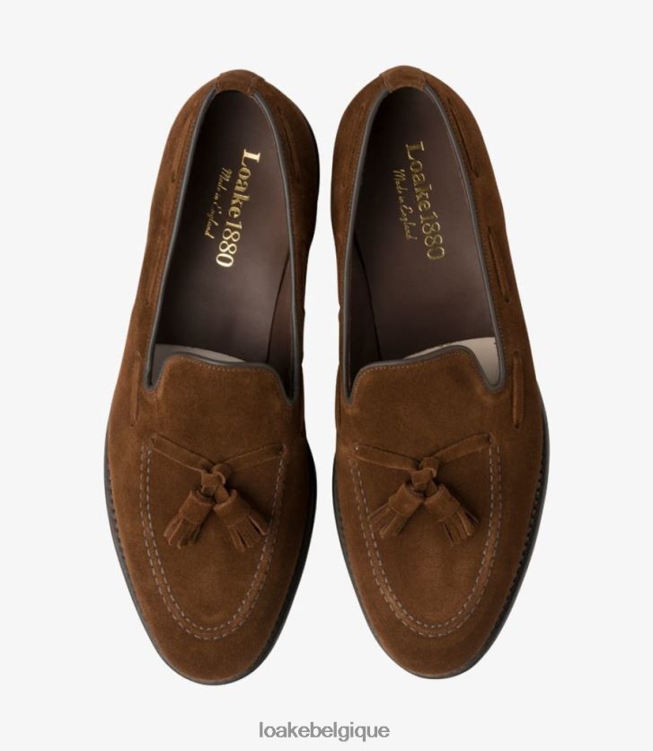 Russelpolo en daim V66V2050 Loake flâneurs