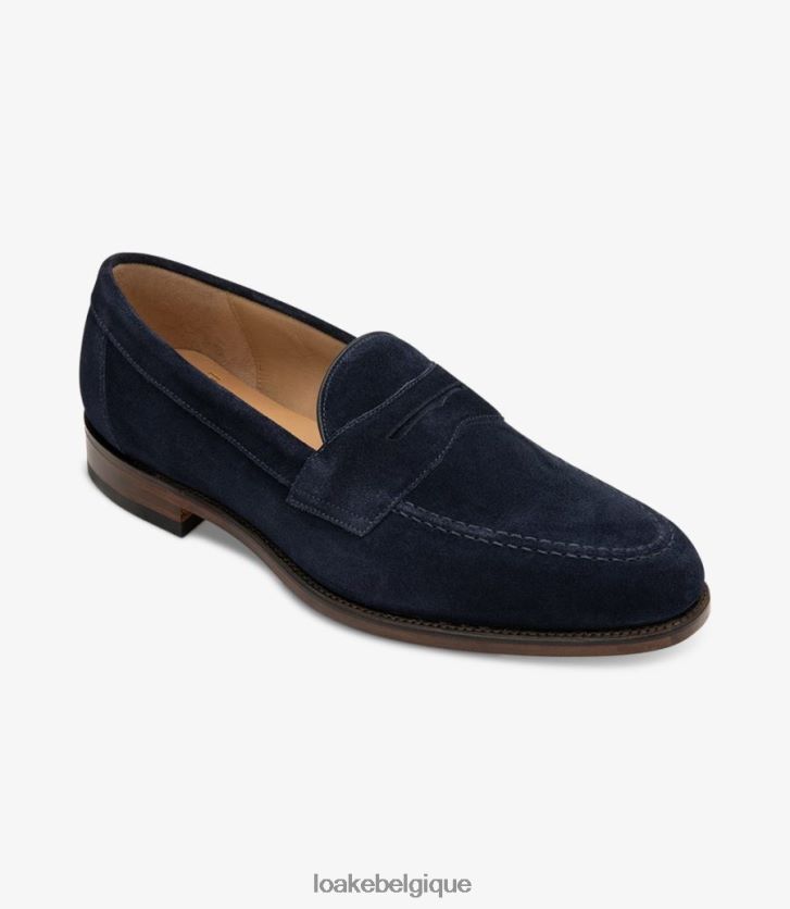 impérialdaim bleu marine V66V2053 Loake flâneurs