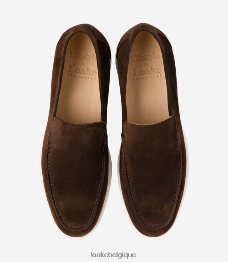 toscanedaim marron chocolat V66V2071 Loake flâneurs