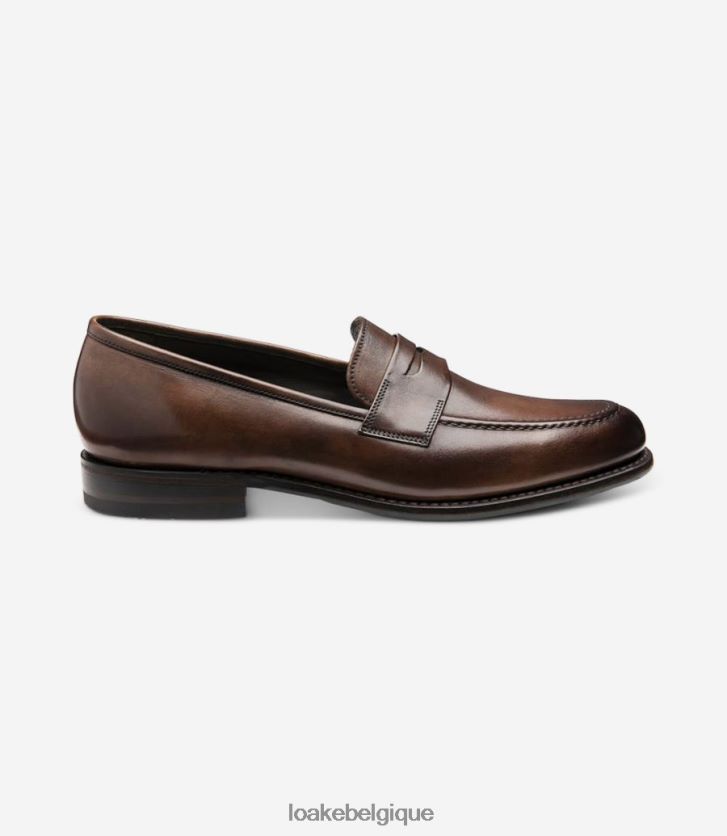 wigginsmarron foncé V66V2058 Loake flâneurs