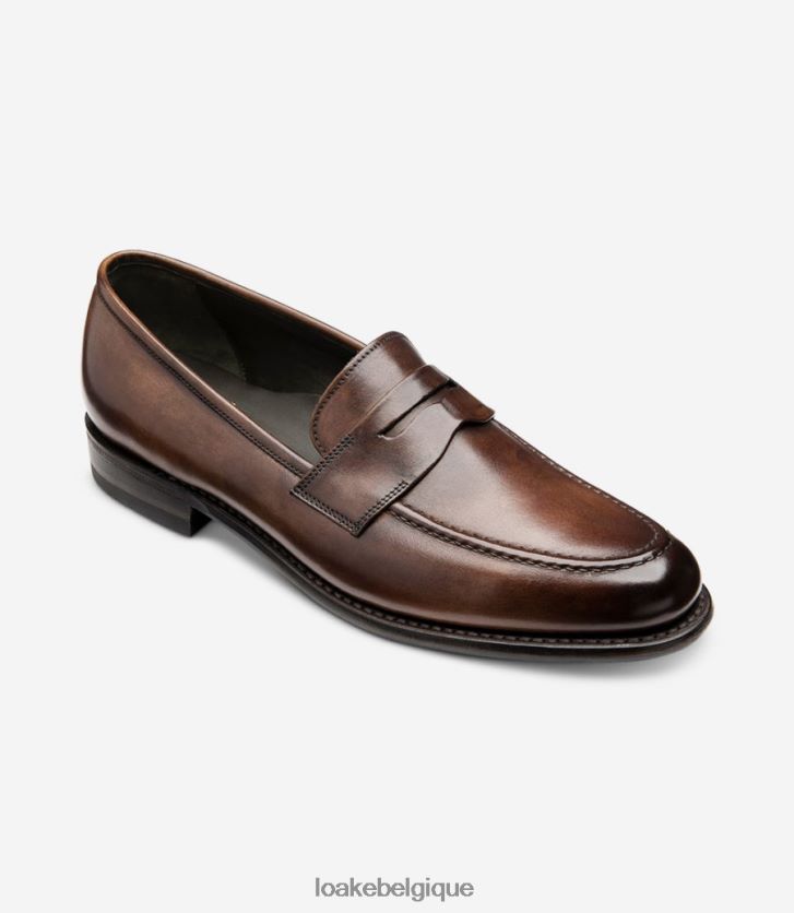 wigginsmarron foncé V66V2058 Loake flâneurs