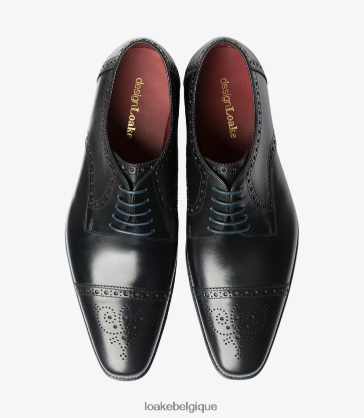 foleynoir V66V20178 Loake semi brogues