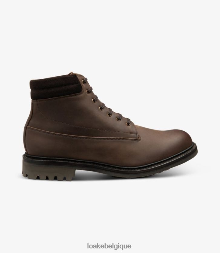 Kirkbynubuck huilé marron V66V20123 Loake bottes