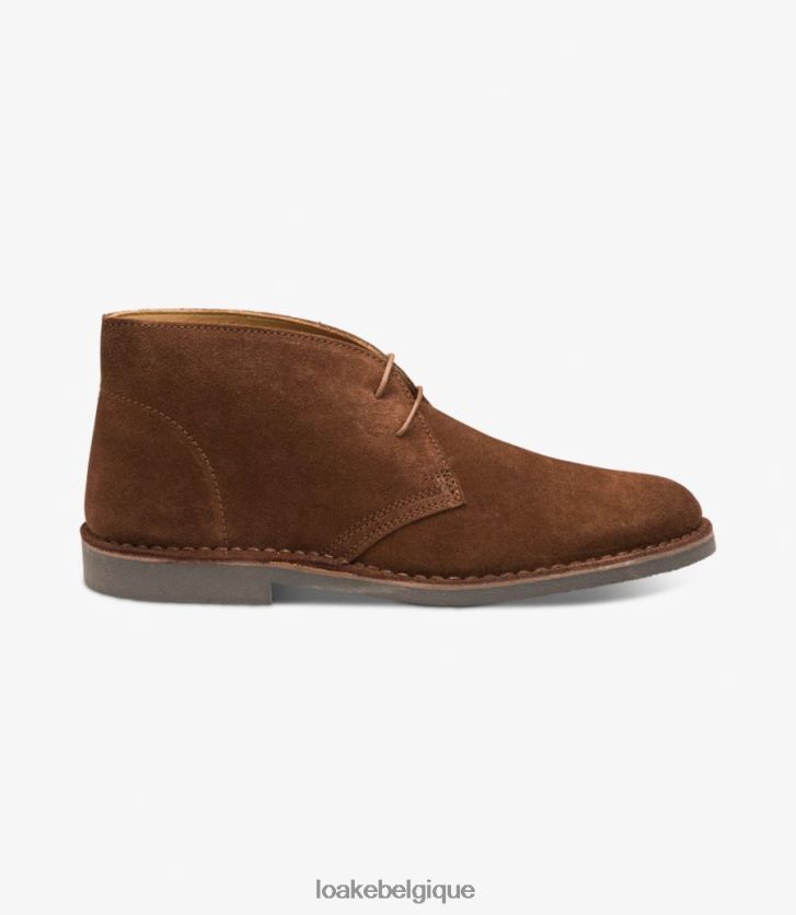 Saharadaim marron foncé V66V20136 Loake bottes