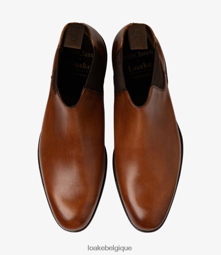 porte de cuivremarron V66V2084 Loake bottes