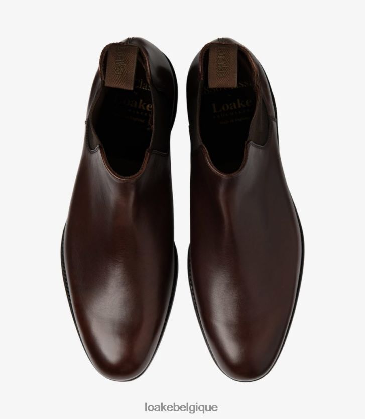 porte de cuivrenoix brûlée V66V2083 Loake bottes